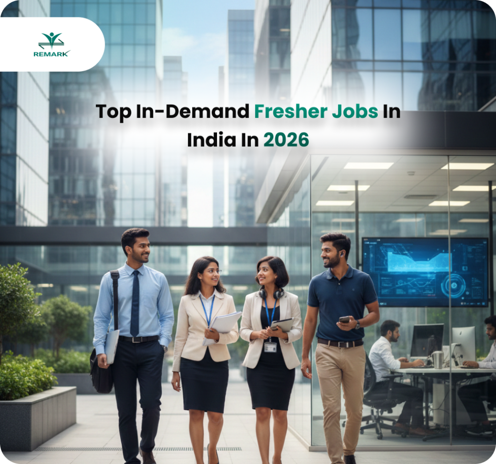 Fresher jobs in India 2026 showing entry-level job opportunities for fresh graduates