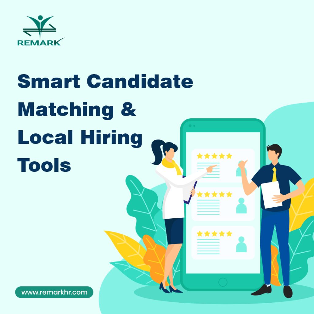 Recruiter using a local job posting app to find candidates faster