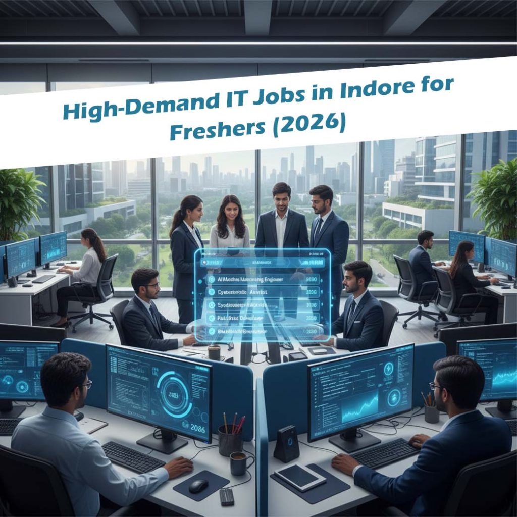 Latest IT jobs in Indore with daily walk-in interviews for freshers and experienced candidates in software, web development, AI, and cloud roles