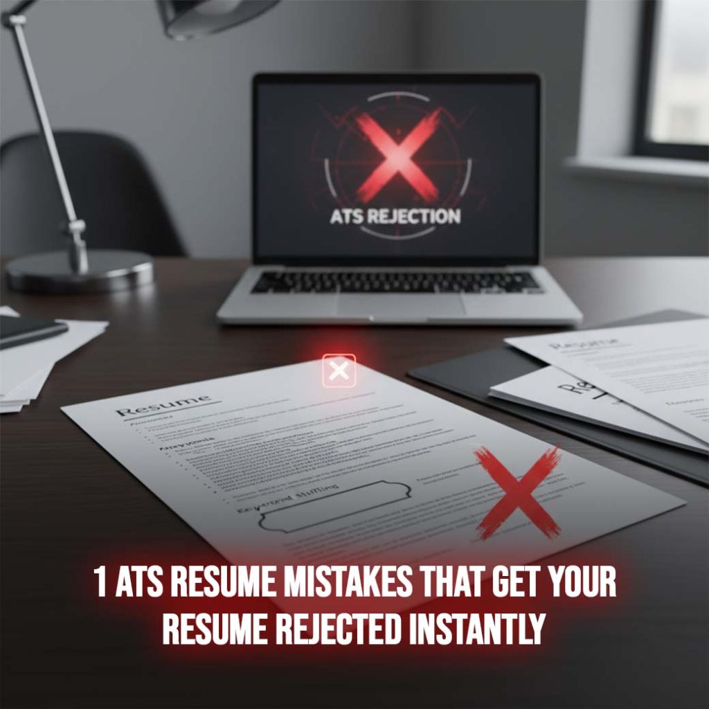 resume mistakes that kill job chances, ATS resume errors and recruiter rejection reasons in 2026