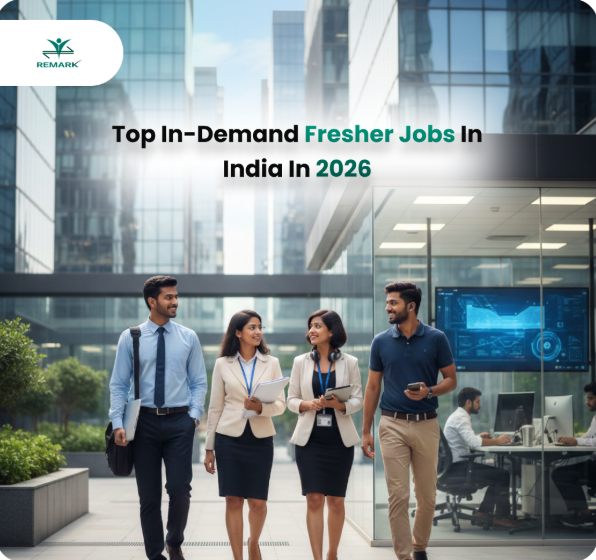 Fresher jobs in India 2026 showing entry-level job opportunities for fresh graduates